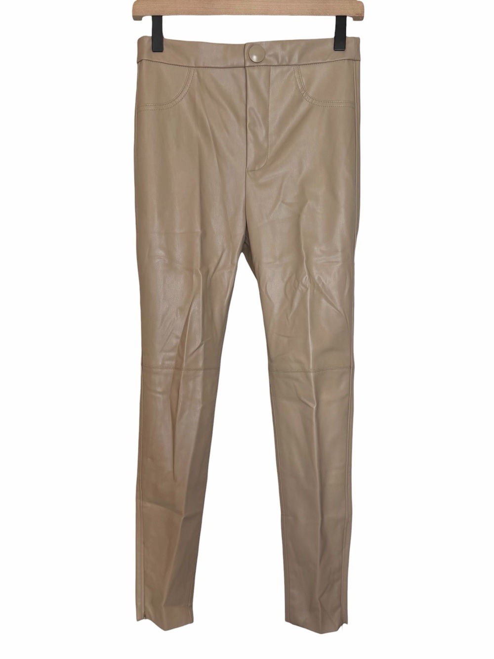 Zara Faux Leather Skinny Pant - Size Small